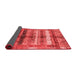 Abstract Red Modern Area Rugs