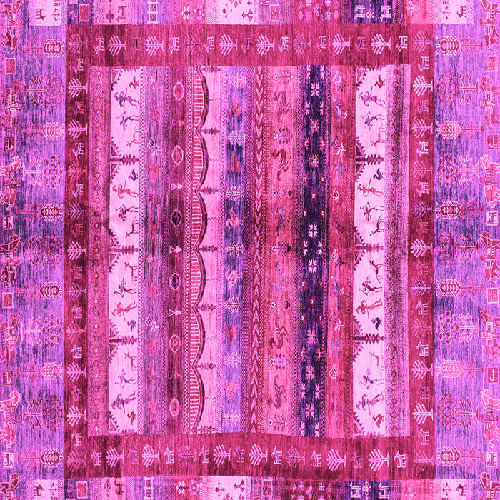Square Abstract Pink Modern Rug, abs3760pnk