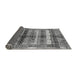 Sideview of Abstract Gray Modern Rug, abs3760gry