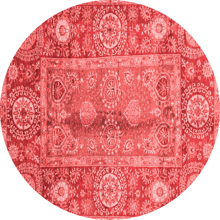 Machine Washable Oriental Red Traditional Rug, wshabs3761red