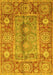 Oriental Yellow Traditional Rug, abs3761yw