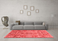 Machine Washable Oriental Red Traditional Rug, wshabs3761red