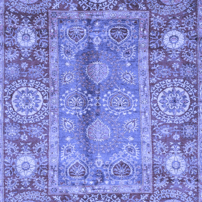 Machine Washable Oriental Blue Traditional Rug, wshabs3761blu