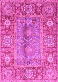 Oriental Pink Traditional Rug, abs3761pnk