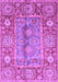 Oriental Purple Traditional Rug, abs3761pur