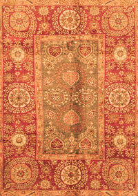 Oriental Orange Traditional Rug, abs3761org