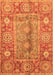 Oriental Orange Traditional Rug, abs3761org