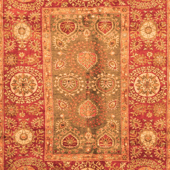 Oriental Orange Traditional Rug, abs3761org