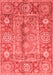 Oriental Red Traditional Area Rugs