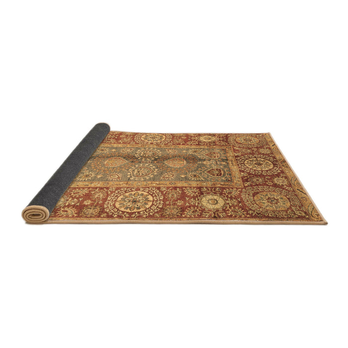 Sideview of Oriental Brown Traditional Rug, abs3761brn