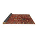 Sideview of Abstract Chocolate Brown Oriental Rug, abs3762