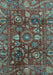 Machine Washable Oriental Light Blue Traditional Rug, wshabs3762lblu