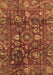 Machine Washable Oriental Brown Traditional Rug, wshabs3762brn