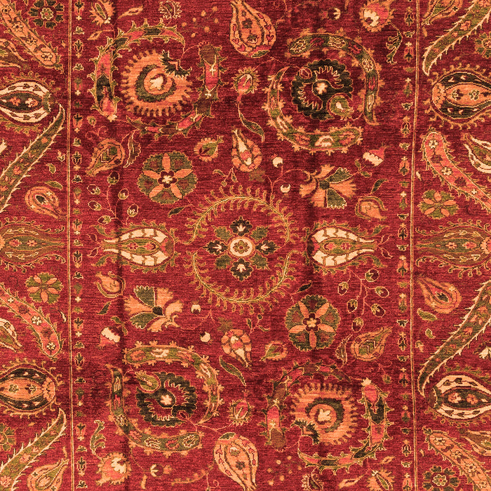 Oriental Orange Traditional Rug, abs3762org