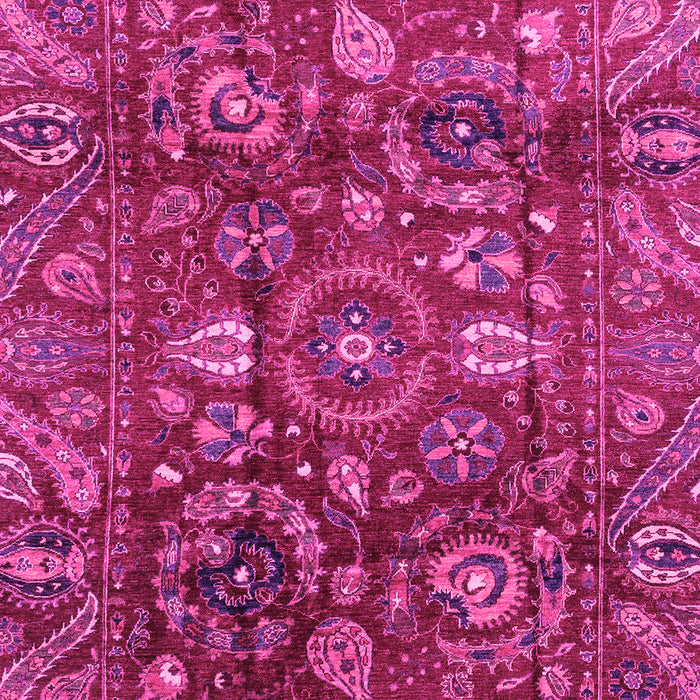Machine Washable Oriental Pink Traditional Rug, wshabs3762pnk