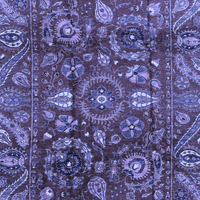 Machine Washable Oriental Blue Traditional Rug, wshabs3762blu