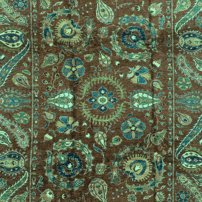Oriental Turquoise Traditional Rug, abs3762turq