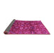 Sideview of Oriental Pink Traditional Rug, abs3762pnk