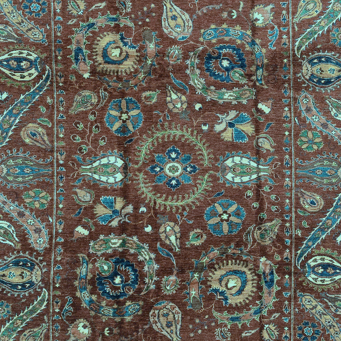 Oriental Light Blue Traditional Rug, abs3762lblu