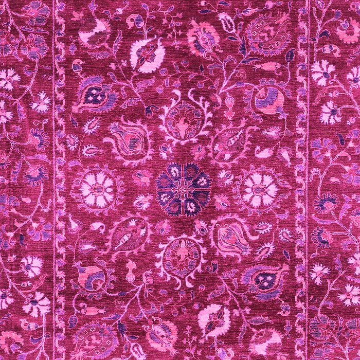 Machine Washable Oriental Pink Traditional Rug, wshabs3763pnk
