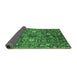 Sideview of Oriental Emerald Green Traditional Rug, abs3763emgrn