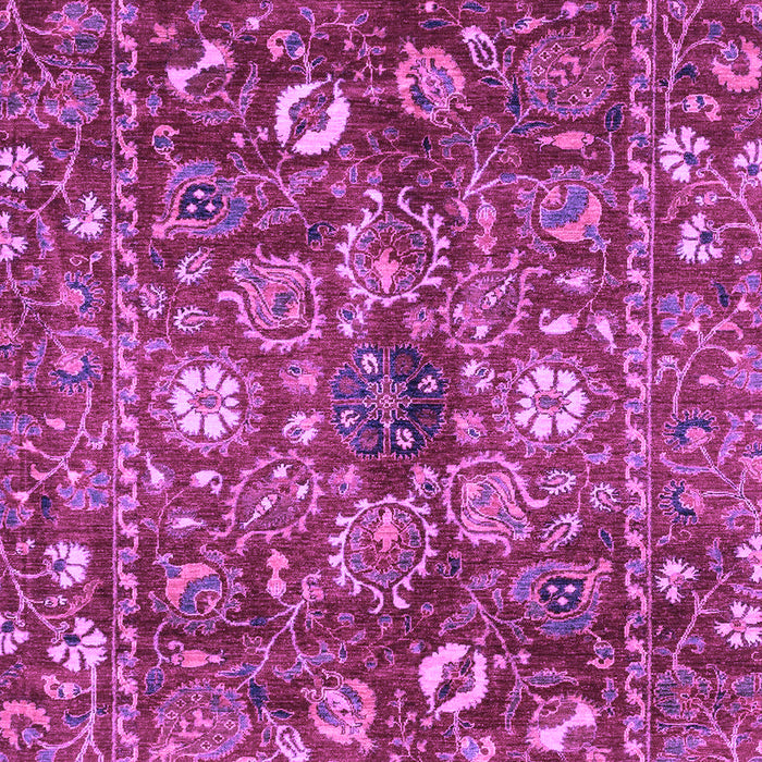 Machine Washable Oriental Purple Traditional Area Rugs, wshabs3763pur