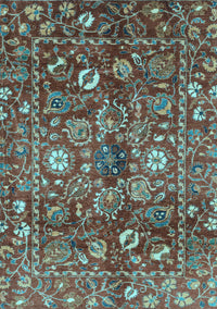 Oriental Light Blue Traditional Rug, abs3763lblu