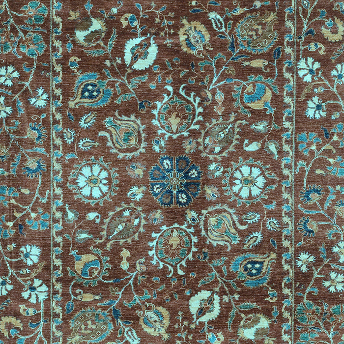 Oriental Light Blue Traditional Rug, abs3763lblu