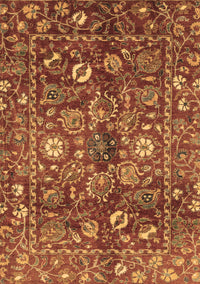 Oriental Brown Traditional Rug, abs3763brn