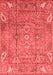 Abstract Red Modern Area Rugs