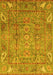 Abstract Yellow Modern Rug, abs3764yw