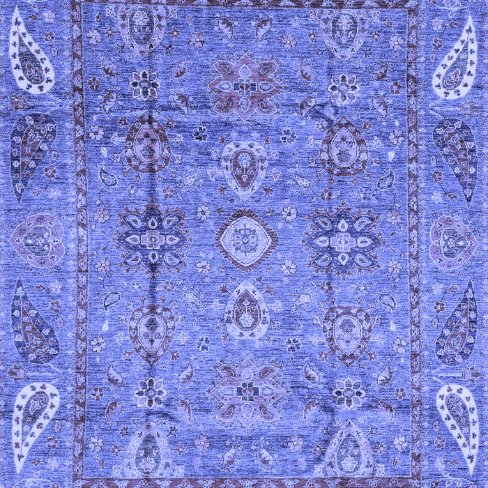 Abstract Blue Modern Rug, abs3764blu