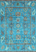 Machine Washable Abstract Light Blue Modern Rug, wshabs3764lblu