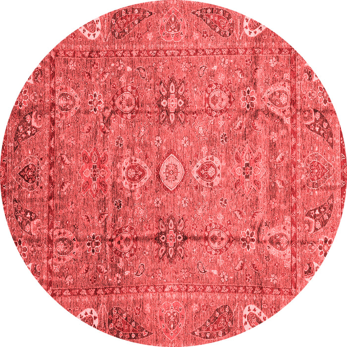 Machine Washable Abstract Red Modern Rug, wshabs3764red