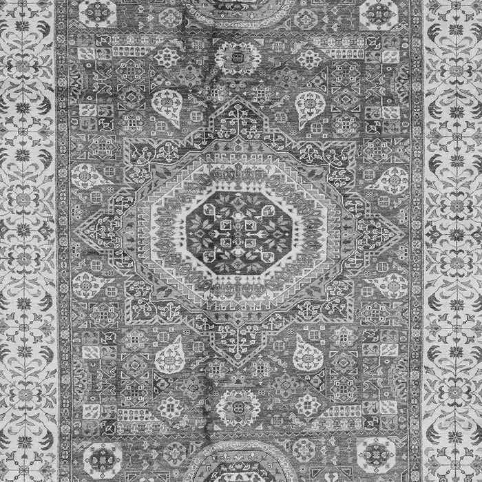 Machine Washable Abstract Gray Modern Rug, wshabs3765gry