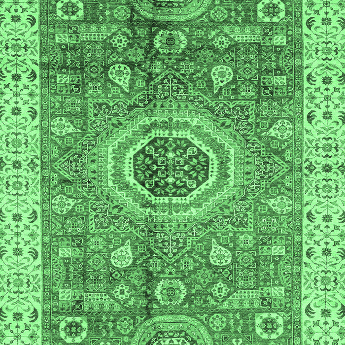 Machine Washable Abstract Emerald Green Modern Area Rugs, wshabs3765emgrn