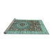 Sideview of Machine Washable Abstract Light Blue Modern Rug, wshabs3765lblu