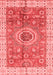 Abstract Red Modern Area Rugs