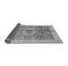 Sideview of Abstract Gray Modern Rug, abs3765gry