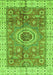 Abstract Green Modern Rug, abs3765grn