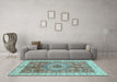 Machine Washable Abstract Light Blue Modern Rug in a Living Room, wshabs3765lblu