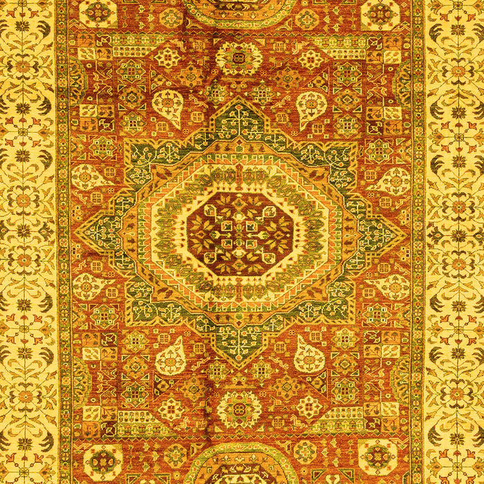 Abstract Yellow Modern Rug, abs3765yw