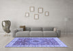 Machine Washable Abstract Blue Modern Rug in a Living Room, wshabs3765blu