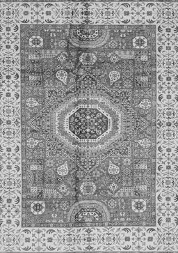 Abstract Gray Modern Rug, abs3765gry