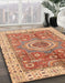 Machine Washable Abstract Red Rug in a Family Room, wshabs3765