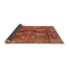 Sideview of Abstract Bronze Brown Modern Rug, abs3766