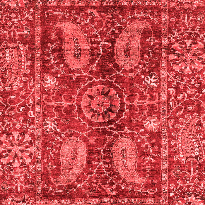 Abstract Red Modern Area Rugs