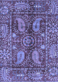 Abstract Blue Modern Rug, abs3766blu