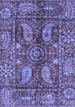 Abstract Blue Modern Rug, abs3766blu