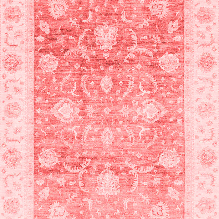 Machine Washable Oriental Red Traditional Rug, wshabs3767red